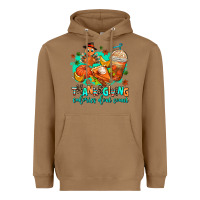 Toasted Coconut thanksgiving calories dont count Heavyweight Hoodie - AdoDesignShop
