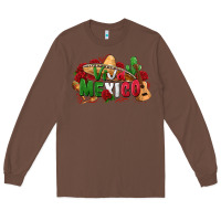 Chestnut viva mexico Long Sleeve Tee - Zillion Design Studio