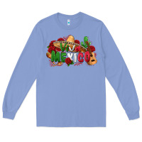Colony Blue viva mexico Long Sleeve Tee - Zillion Design Studio