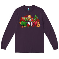 Plum viva mexico Long Sleeve Tee - Zillion Design Studio