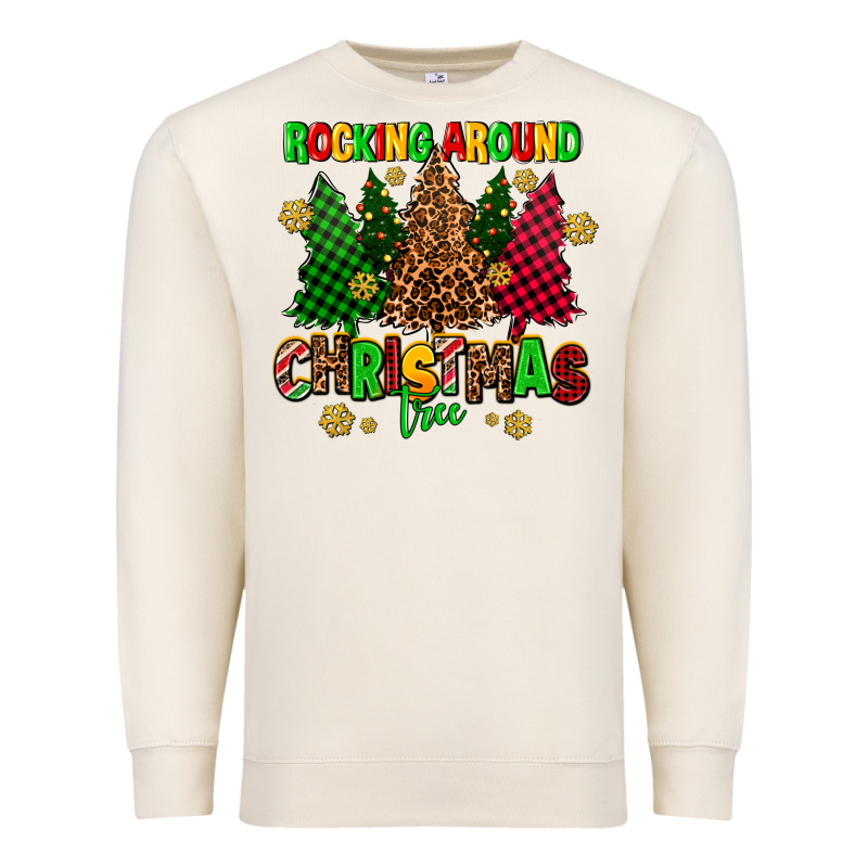 Rocking Around The Christmas Tree Premium Sweatshirt by AdoDesignShop | Teevron
