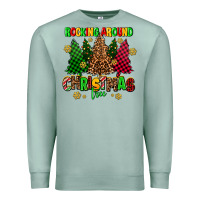 Seafoam rocking around the christmas tree Premium Sweatshirt - AdoDesignShop