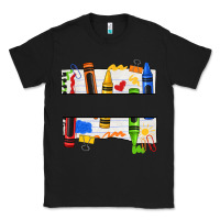 Black custom teacher name crayon Classic Tee - texasbilliewilder