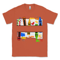 Copper custom teacher name crayon Classic Tee - texasbilliewilder