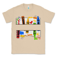 Mushroom custom teacher name crayon Classic Tee - texasbilliewilder