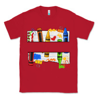 Red custom teacher name crayon Classic Tee - texasbilliewilder
