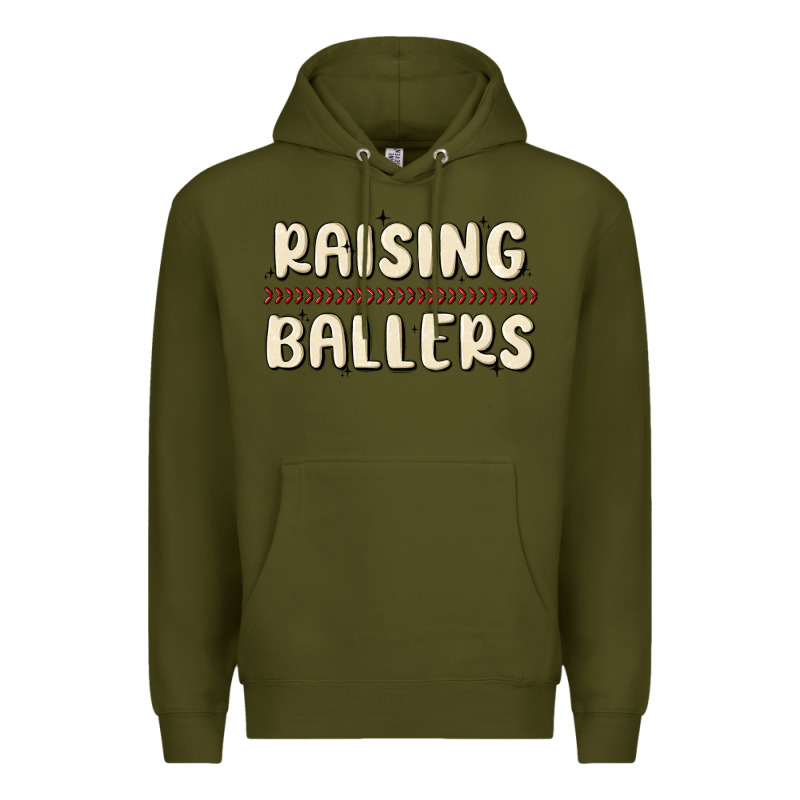 Raising Ballers Premium Hoodie by MaliasSmallBusiness | Teevron
