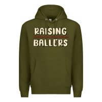Army Green raising ballers Premium Hoodie - MaliasSmallBusiness