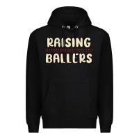 Black raising ballers Premium Hoodie - MaliasSmallBusiness