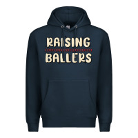 Navy raising ballers Premium Hoodie - MaliasSmallBusiness