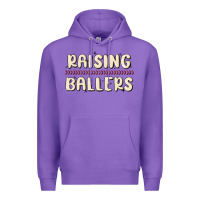 Purple raising ballers Premium Hoodie - MaliasSmallBusiness
