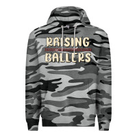 Slate Camo raising ballers Premium Hoodie - MaliasSmallBusiness