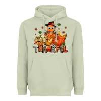 Matcha thankful pumpkins and turkey Heavyweight Hoodie - AdoDesignShop