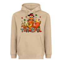 Mushroom thankful pumpkins and turkey Heavyweight Hoodie - AdoDesignShop