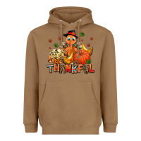 Toasted Coconut thankful pumpkins and turkey Heavyweight Hoodie - AdoDesignShop