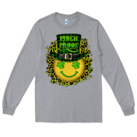 Heather Grey st. patrick's day pinch proof lucky face Long Sleeve Tee - RanaPortraitStore
