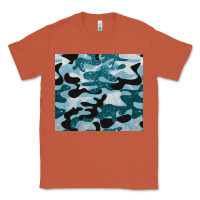 Copper blue camouflage glitter Classic Tee - BarkalooDesign