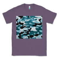 Lavender blue camouflage glitter Classic Tee - BarkalooDesign
