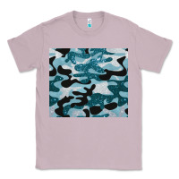 Lilac blue camouflage glitter Classic Tee - BarkalooDesign