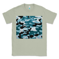 Matcha blue camouflage glitter Classic Tee - BarkalooDesign