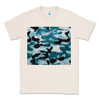 Natural blue camouflage glitter Classic Tee - BarkalooDesign