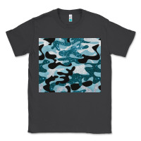 Smoke blue camouflage glitter Classic Tee - BarkalooDesign