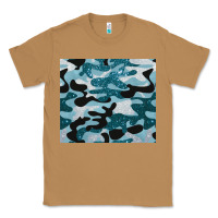 Toasted Coconut blue camouflage glitter Classic Tee - BarkalooDesign
