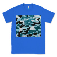 True Royal blue camouflage glitter Classic Tee - BarkalooDesign