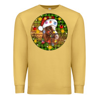 Antique Gold Christmas horse Premium Sweatshirt - Artiststas