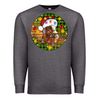 Charcoal Heather Christmas horse Premium Sweatshirt - Artiststas