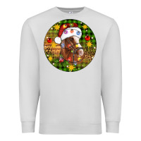 Dove Grey Christmas horse Premium Sweatshirt - Artiststas
