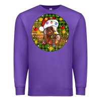 Purple Christmas horse Premium Sweatshirt - Artiststas