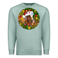 Seafoam Christmas horse Premium Sweatshirt - Artiststas