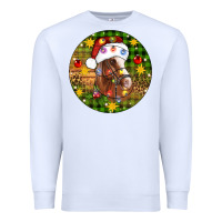 White Christmas horse Premium Sweatshirt - Artiststas