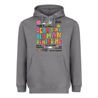 Storm customized teacher dear tiny human behind me back Heavyweight Hoodie - JahusDesignShop