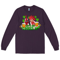 St. Patrick's Day Roosters Let's Get Lucked Up Long Sleeve Tee | Teevron