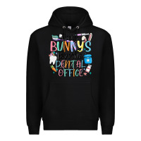 Black every bunnys favorite dental office Premium Hoodie - MaliasSmallBusiness