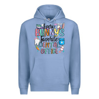 Colony Blue every bunnys favorite dental office Premium Hoodie - MaliasSmallBusiness