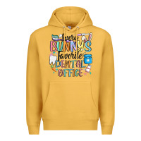 Mustard every bunnys favorite dental office Premium Hoodie - MaliasSmallBusiness