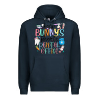 Navy every bunnys favorite dental office Premium Hoodie - MaliasSmallBusiness