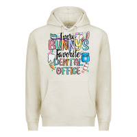 Oatmeal Heather every bunnys favorite dental office Premium Hoodie - MaliasSmallBusiness