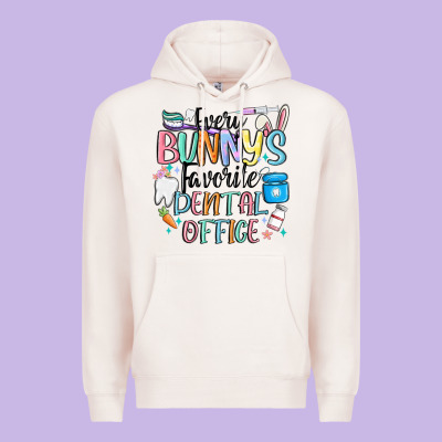 Every Bunnys Favorite Dental Office Premium Hoodie Designed By Maliassmallbusiness