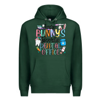 Sports Green every bunnys favorite dental office Premium Hoodie - MaliasSmallBusiness