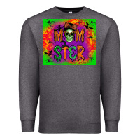Charcoal Heather momster Premium Sweatshirt - BundleAndBundleShop