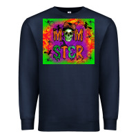 Navy momster Premium Sweatshirt - BundleAndBundleShop