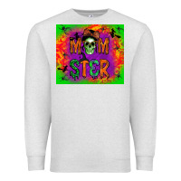 Oatmeal Heather momster Premium Sweatshirt - BundleAndBundleShop