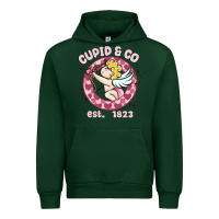 Forest Green cupid co Urban Hoodie - MaliasSmallBusiness