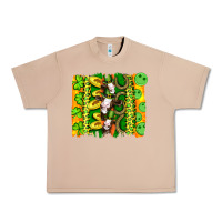Burro st patricks cow and coin wıth clovers and leopard brushstrokes Urban Heavy Tee - Artiststas