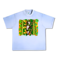 Grape Ice st patricks cow and coin wıth clovers and leopard brushstrokes Urban Heavy Tee - Artiststas