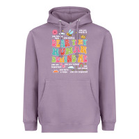 Lavender customized teacher dear tiny human behind me back Heavyweight Hoodie - JahusDesignShop